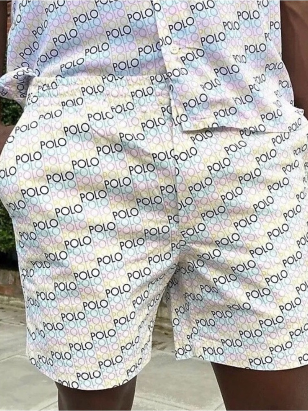 Polo Ralph Lauren Prepster Classic Fit 6” Multi All Over Print Shorts Medium EUC